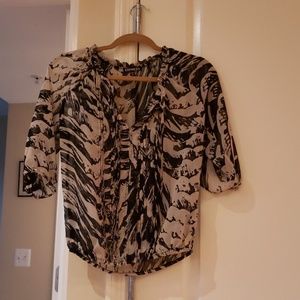 Beautiful sheer print blouse from Express